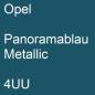 Preview: Opel, Panoramablau Metallic, 4UU.